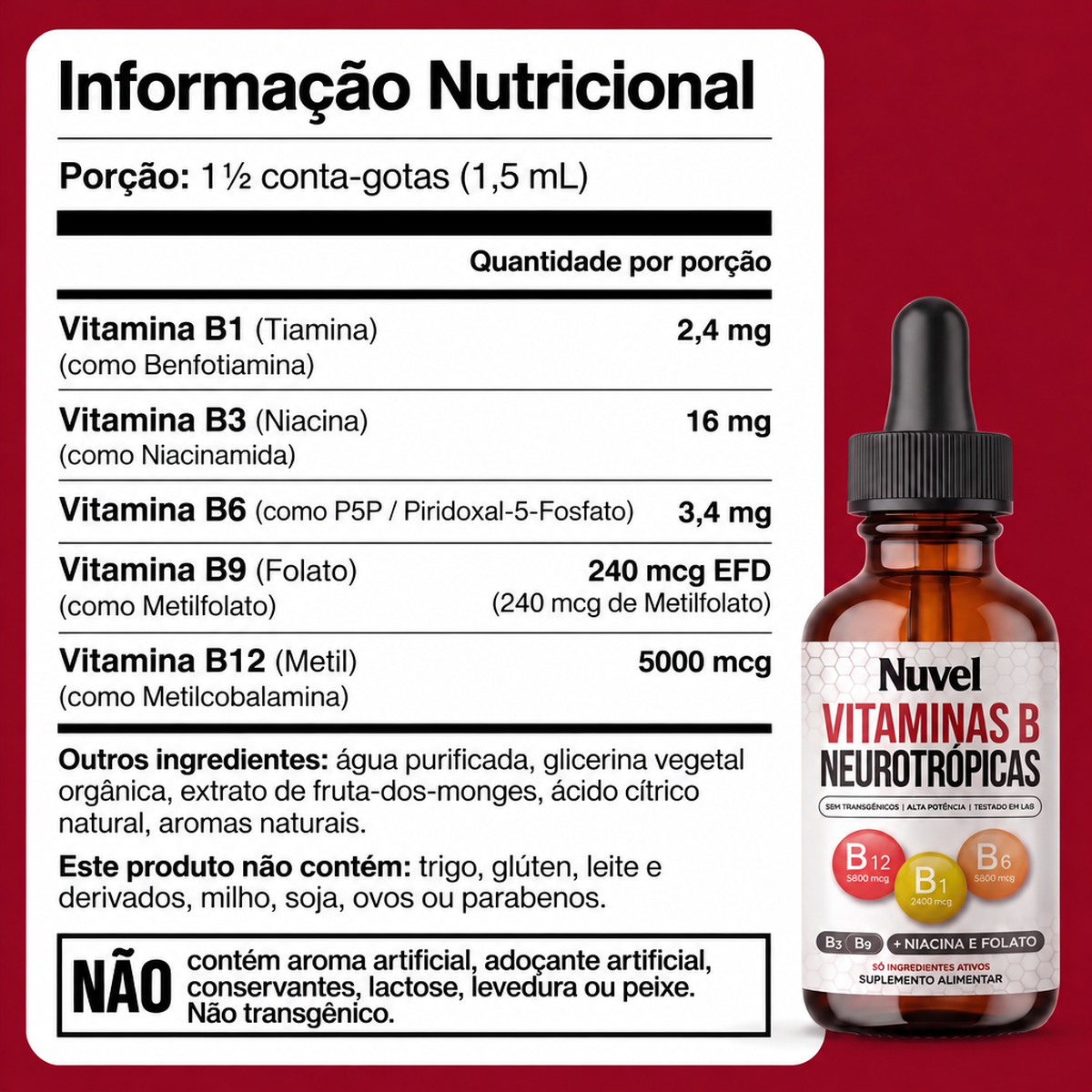 Vitaminas B Neurotrópicas Nuvel – imagem 7